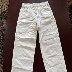Brandy Melville John Galt Cream Pants Size Small
